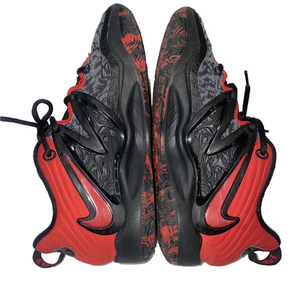 Nike KD 15 Black University Red Bred Sneakers DC1975-003 Men's Size 6.5 EUR 39 - Picture 10 of 12